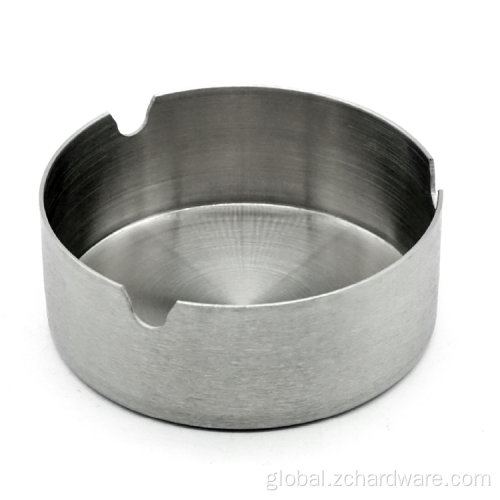 Outdoor Waterproof Ashtray Cigar Ashtray Tabletop Round Stainless Steel Ash Tray Manufactory